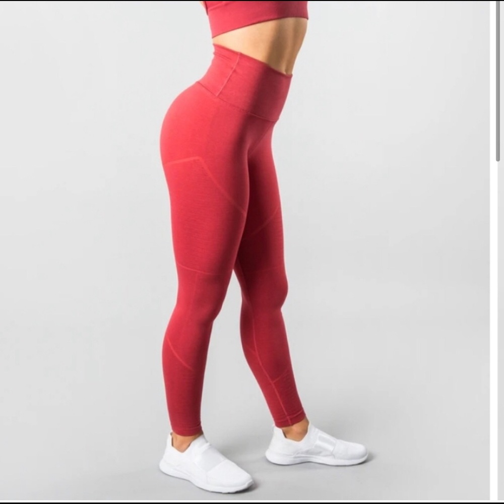 Alphalete R6 Revival Leggings Coral Red